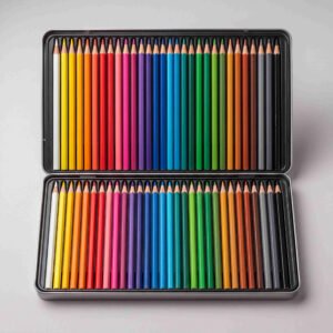 Coloured Pencil Tin, Forty Eight