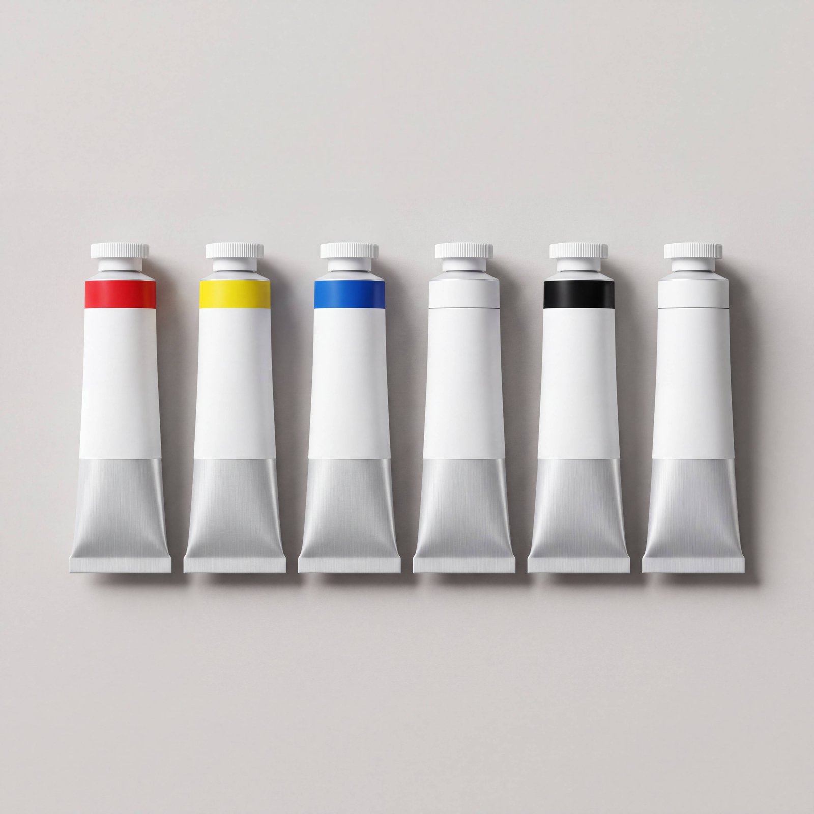 Gouache Primary Set, Six Tubes