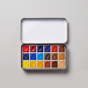 24 Half Pan Watercolour Set